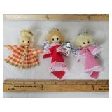 VINTAGE HANDMADE ANGEL ORNAMENTS