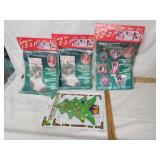 VINTAGE STOCKING DECORATION KITS, CHRISTMAS TREE