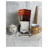 RUG BRADING TOOLS, CREAMER, SUGER - BROKEN