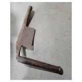 LARGE ANTIQUE DRAW KNIFE
