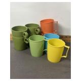 VINTAGE PLASTIC CUPS, COLONIAL, BEACON