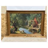 PAUL DELETFSON "GOOD OLD DAYS" ART ON BOARD