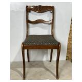 VINTAGE WALNUT DINNING CHAIR