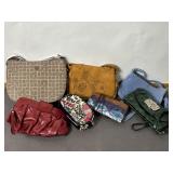SEVERAL PURSES & CLUTCHES
