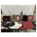 COLLECTION OF HANDBAGS, PURSES, JUICY COUTURE