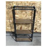 INDUSTRIAL STYLE WALL HANGING SHELF, 30" T