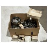 BOX & COFFEE CANS FULL OF VACUUM TUBES
