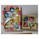 COBY & PYRAMID VINTAGE CHRISTMAS ORNAMENTS