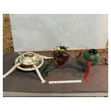 3 VINTAGE CHRISTMAS TREE STANDS