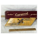 ART DECO CARWWOD DUCK TIE RACK & ORIGINAL BOX