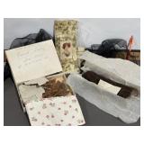 DRIED PRESSED LEAVES WOMENS HAIR BLACK SCARF