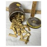 AMPHORA TIN W/ OLD NUMBER TAGS