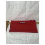 CHRISTIAN DIOR BECKMANS RED SATIN HAND BAG