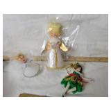 VINTAGE TREE TOPPER ANGELS, PIXIE