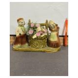 VINTAGE SHAWNEE POTTERY WISHING WELL PLANTER