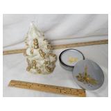 CHRISTMAS CANDLE & COASTERS