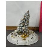 FLOCKED TREE DECOR