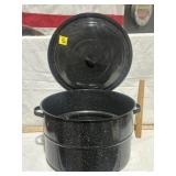 ENAMELWARE CANNING WATER BATH / STOCK POT