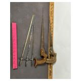 HAND SAWS, SMALL SWORDS / LETTER OPENERS