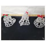 BEADED BELL XMAS DECORATIONS