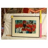 FRAMED DALE EARNHARDT PHOTO, 18 3/4" X 24 1/2"