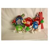 M & M PLUSH TOYS, SKIER, EASTER, SHOVEL
