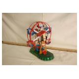 VINTAGE TIN TOY FARRIS WHEEL, MADE IN CHINA