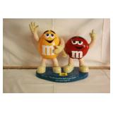 VINTAGE RED & YELLOW M & M CANDY DISPENSER