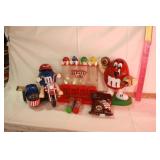 PLASTIC M & M DISPENSER COLLECTIBLES, MOTORCYCLE