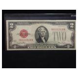 1928-G $2 RED SEAL (VF+)