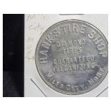 ANTIQUE MILES CITY, MONT. $1 HANKS TIRE SHOP TOKEN
