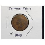 1868 INDIAN HEAD CENT