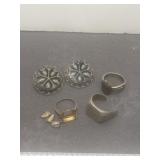 41 GRAMS STERLING SILVER JEWELRY & ITEMS