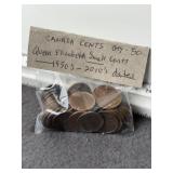 50 CANADIAN SMALL CENTS
