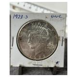1923 - S PEACE DOLLAR - UNCIRCULATED