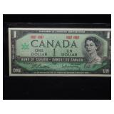 $1 1967 CENTENNIAL CANADA BANK NOTE (CU)