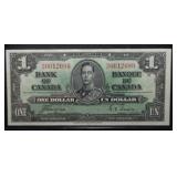 $1 1937 CANADA BANK NOTE (XF)
