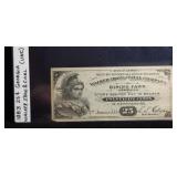 1883 25c. GEORGIA WALKER IRON & COAL STORE SCRIPT