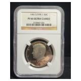 NGC 1981-S T1 KENNEDY PROOF 66 ULTRA CAMEO
