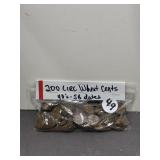 200 WHEAT CENTS, 1940