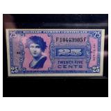 25c. MILITARY CERTIFICATE SERIES 541 (VF+)