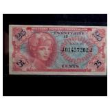 25c. MILITARY CERTIFICATE SERIES 641 (AU)