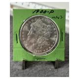 1900 - P MORGAN SILVER DOLLAR - UNCIRCULATED