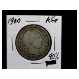1900-P BARBER QUARTER