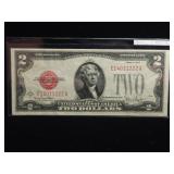 1928-G $2 LEGAL TENDER RED SEAL NOTE (XF+)