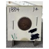 1884 INDIAN CENT
