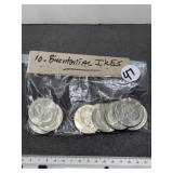 10 - IKE BICENTENIAL DOLLARS