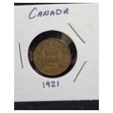 1921 CANADA PENNY