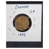 1943 CANADA PENNY