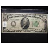 1934-A $10 *STAR* CLEVELAND NOTE (VF)